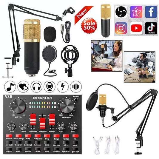 Microphone for Podcast Equipment Bundle and Studio Recording Equipment,Usb Microphone,Microphone for Computer,Perfect for Recording Podcasts and Live Streaming