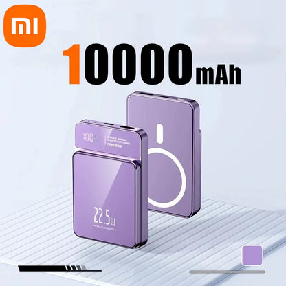 Xiaomi Power Bank 50000Mah Wireless Magnetic Power Bank Magsafe Super Fast Charging Suitable for Iphone Lenovo Samsung Huawei