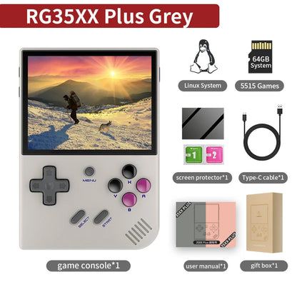 RG35XX plus Retro Handheld Game Player Console 5000+ Classic Games Support Wireless/Wired Controlle HD-MI TV Output